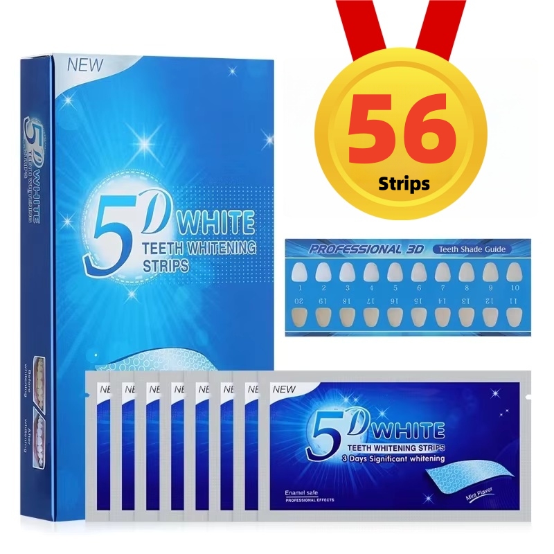 Teeth Whitening Gel Refills - Tiras blanqueadoras de dientes 5D, Gel
