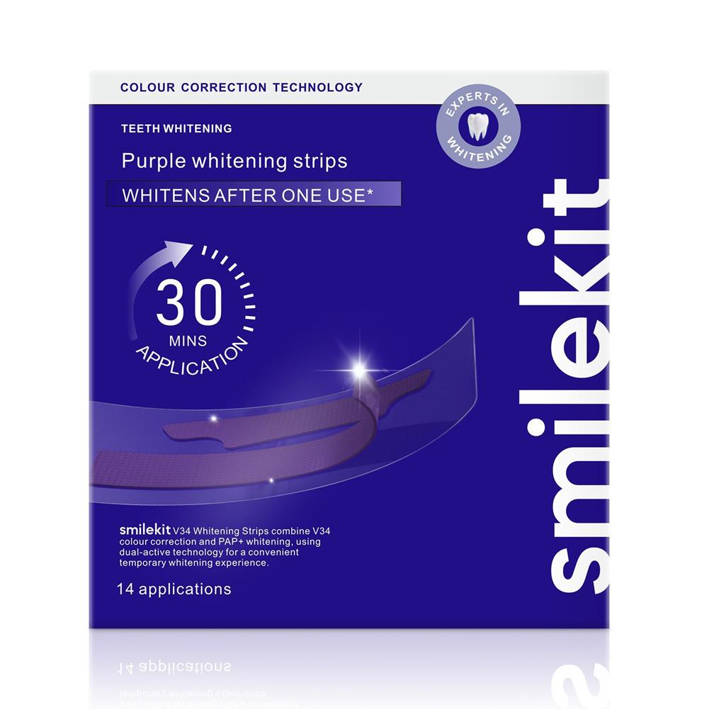 Teeth Whitening Strips Crest - ﻿ Tiras Blanqueadoras de Dientes Smilekit