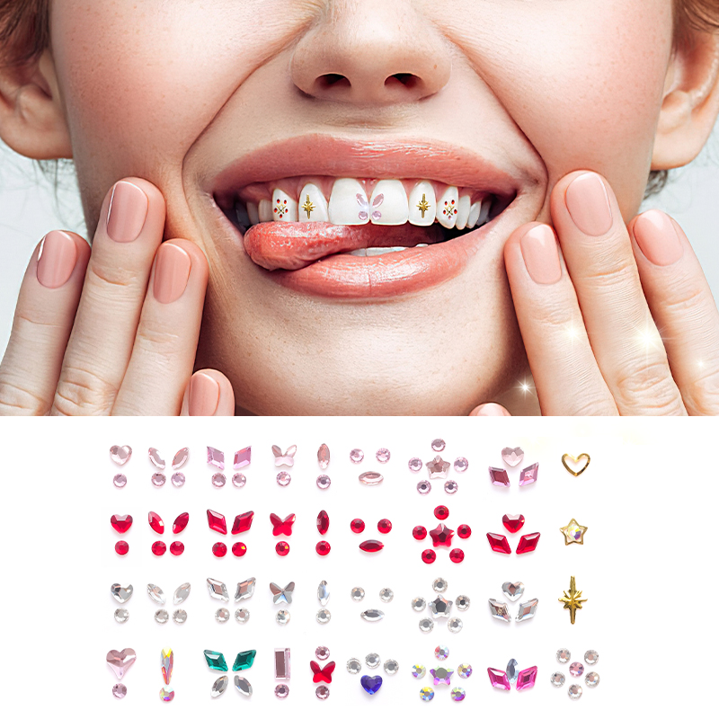 Tooth Gem Kit - Gemas Dentales, Juego de Diamantes de