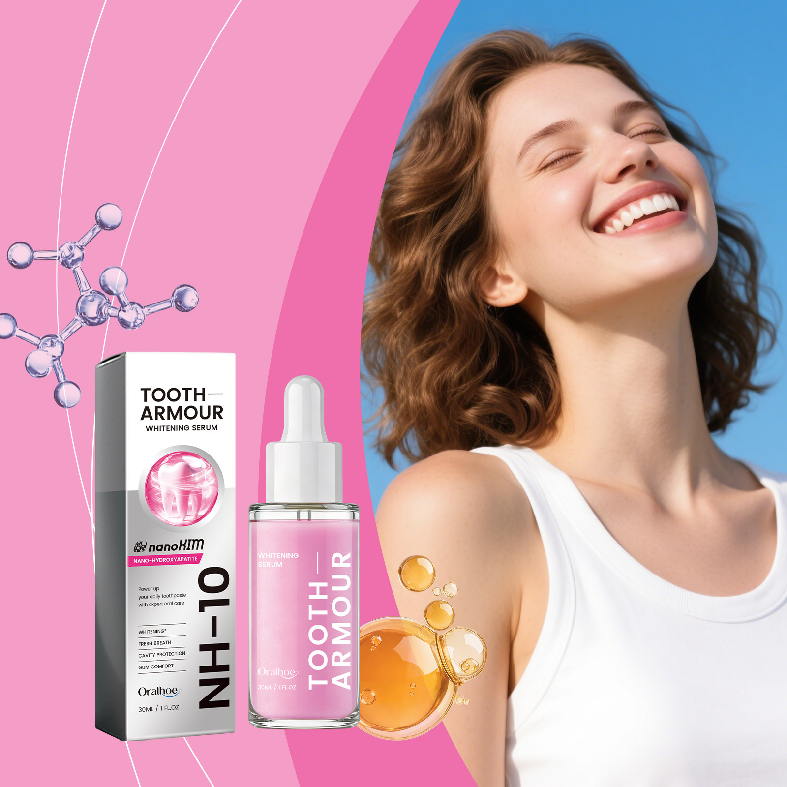 Suero Blanqueador Dental, Limp - Teeth Whitening Serum reseña y precio