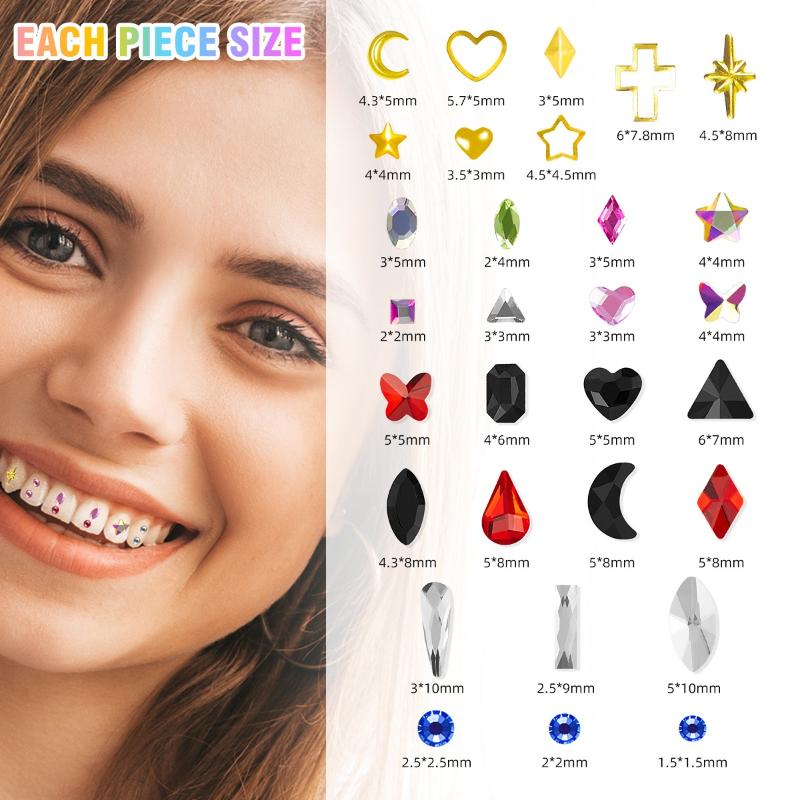 1 Juego de gemas para dientes  - Tooth Gem Kit reseña y precio