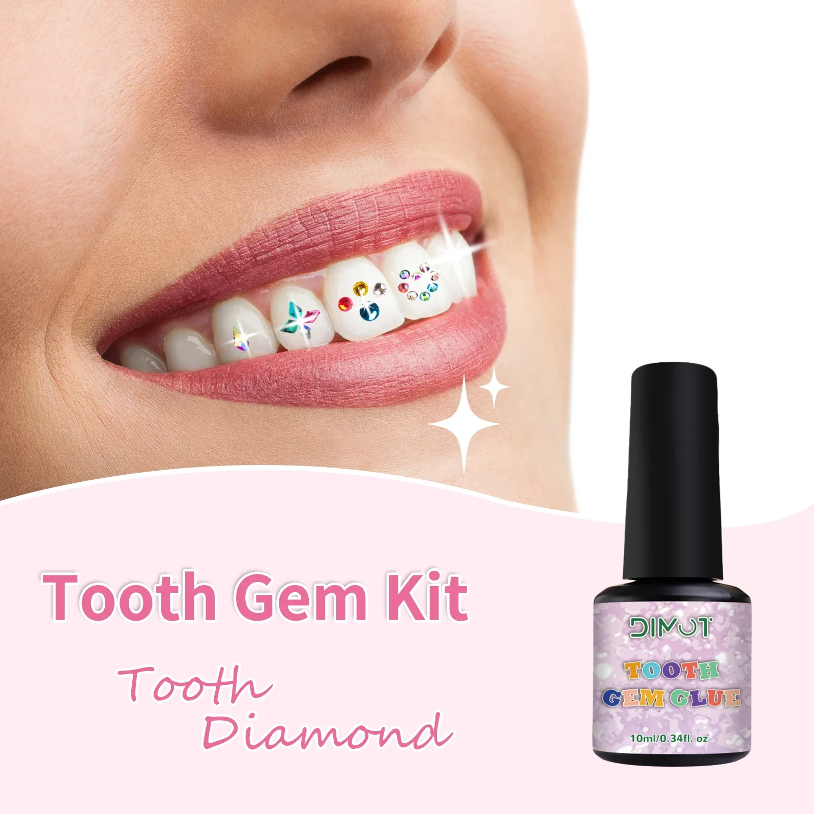 Kit de joyería para dientes, K - Tooth Gem Kit reseña y precio