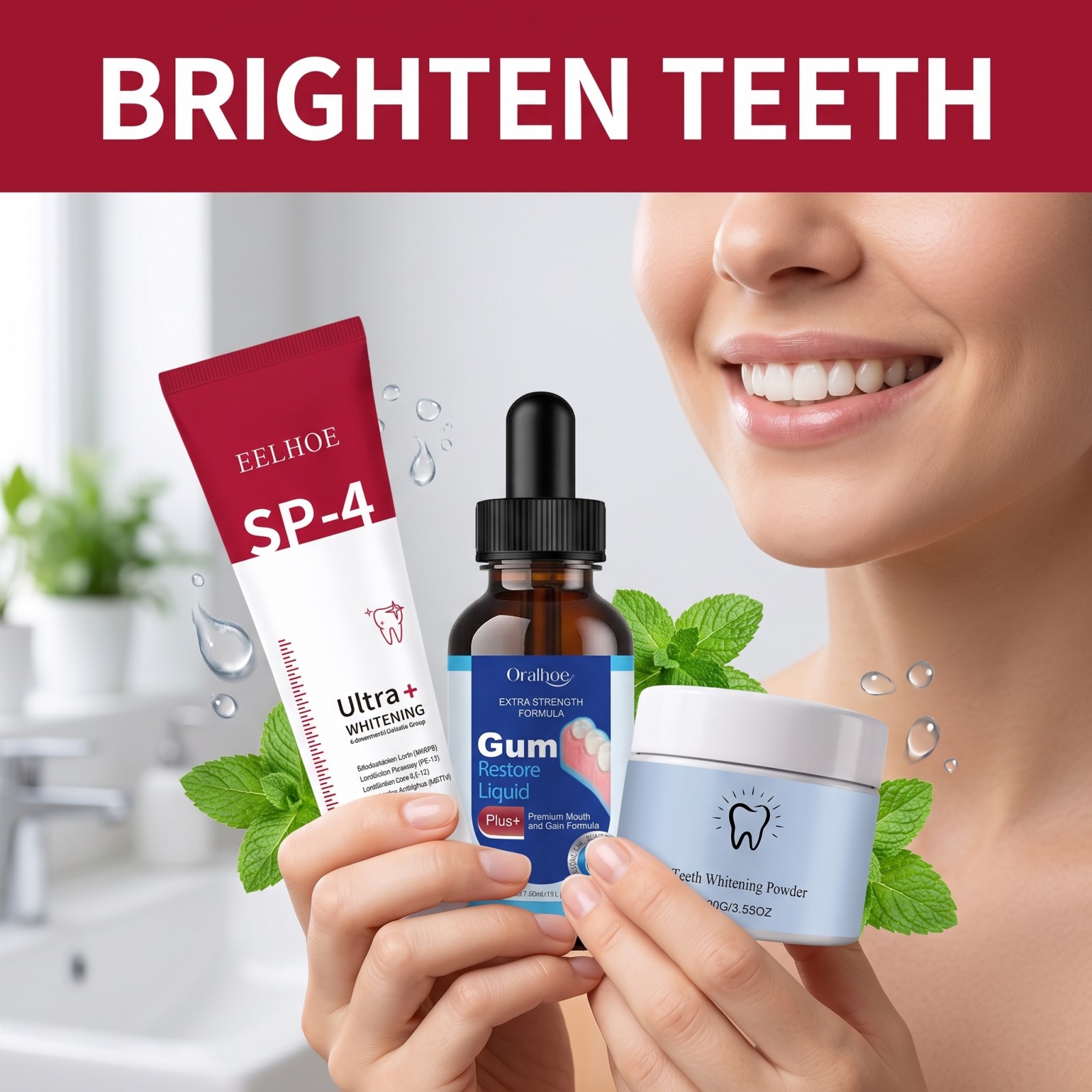 Set de Cuidado Bucal, Pasta De - Teeth Whitening Gels Used By Dentists reseña y precio