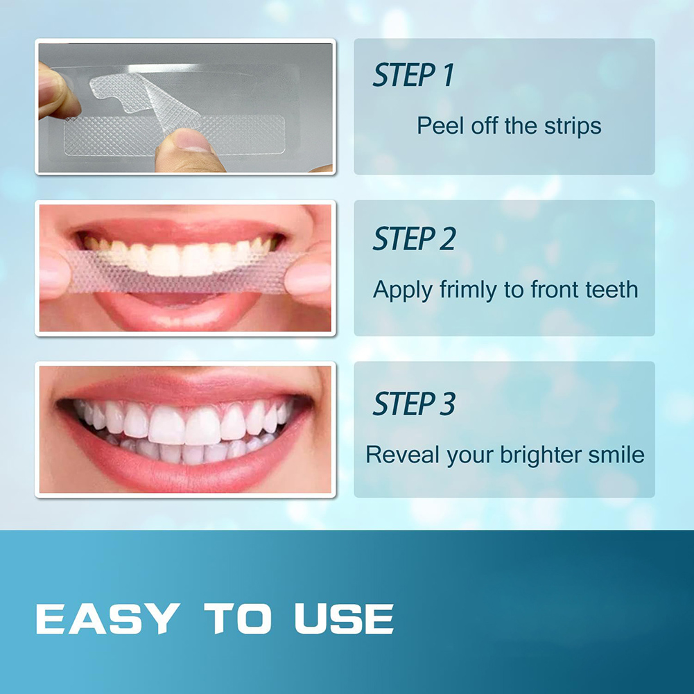 Tiras blanqueadoras de dientes - Teeth Whitening Strips Crest reseña y precio