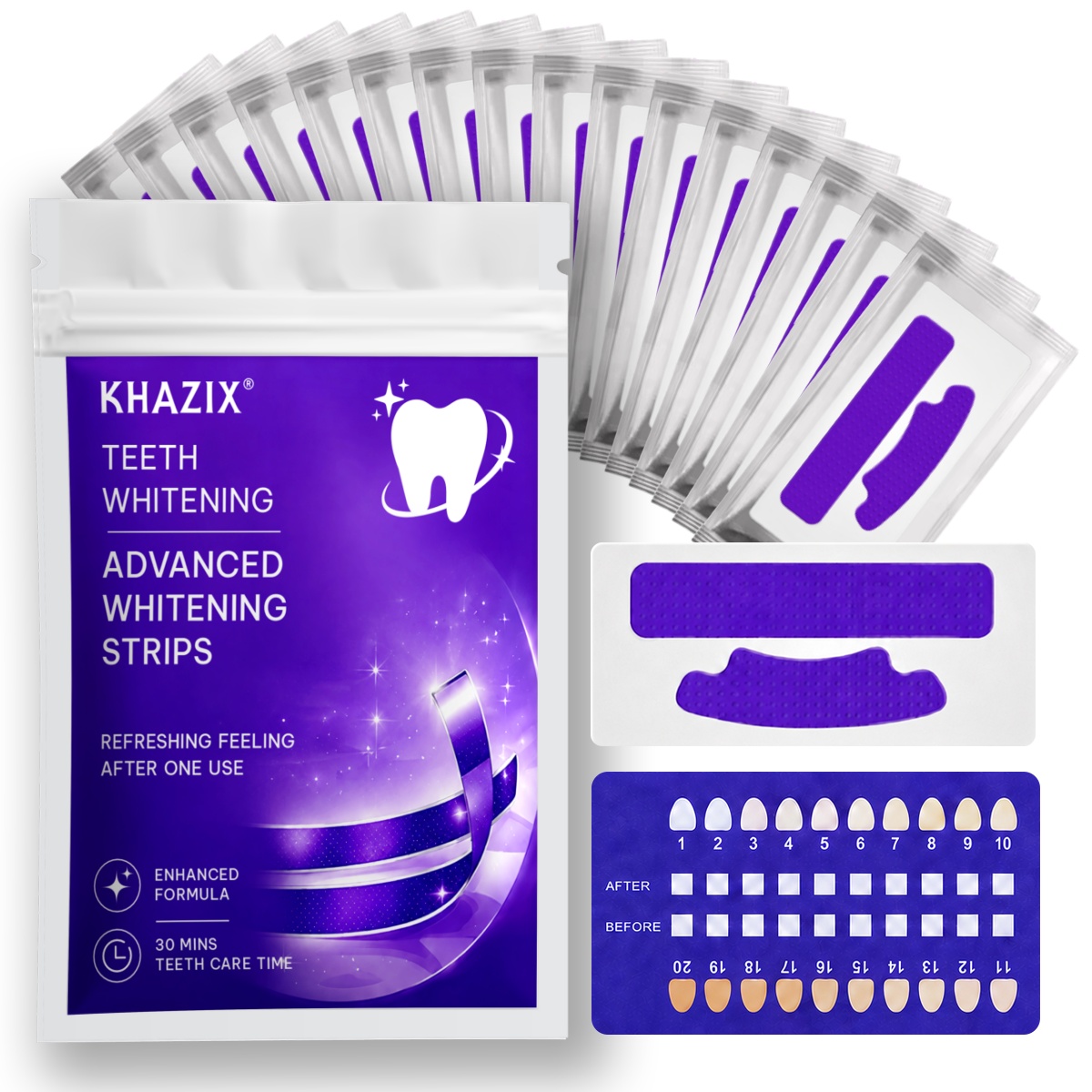 1/7 Pares de Tiras Blanqueador - Teeth Whitening Strips Crest reseña y precio