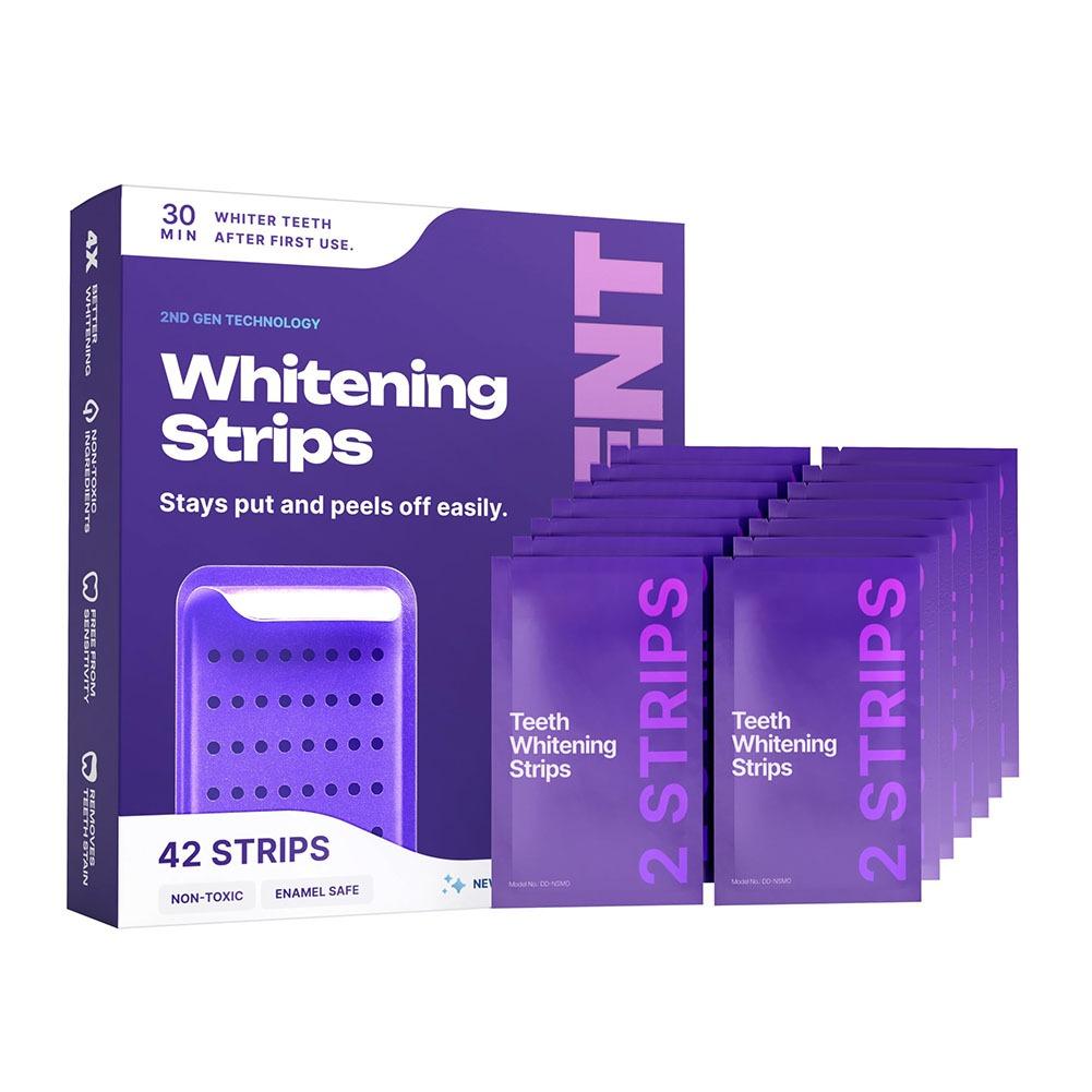 Paquete de 42 Tiras Blanqueado - Teeth Whitening Gel Refills reseña y precio