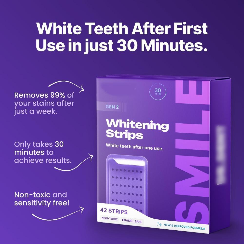 Paquete de 42 Tiras Blanqueado - Teeth Whitening Gel Refills reseña y precio
