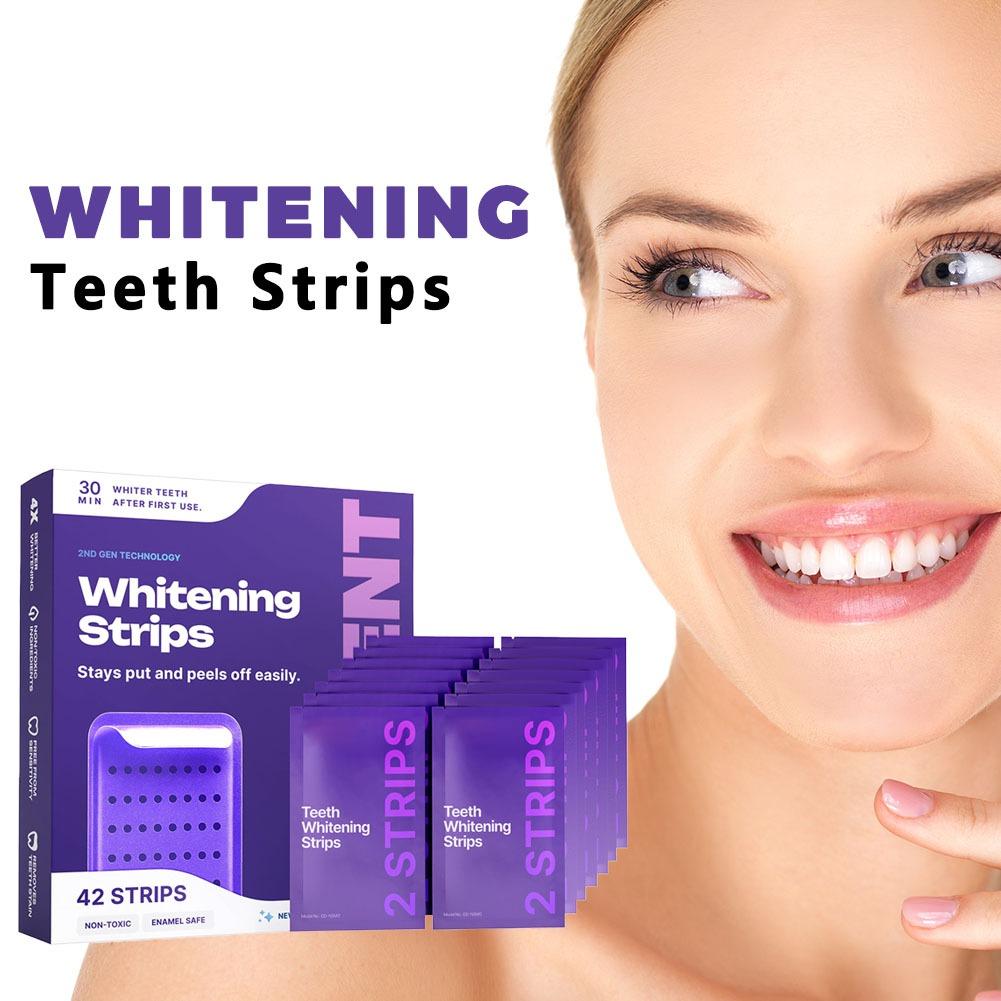 Paquete de 42 Tiras Blanqueado - Teeth Whitening Gel Refills reseña y precio