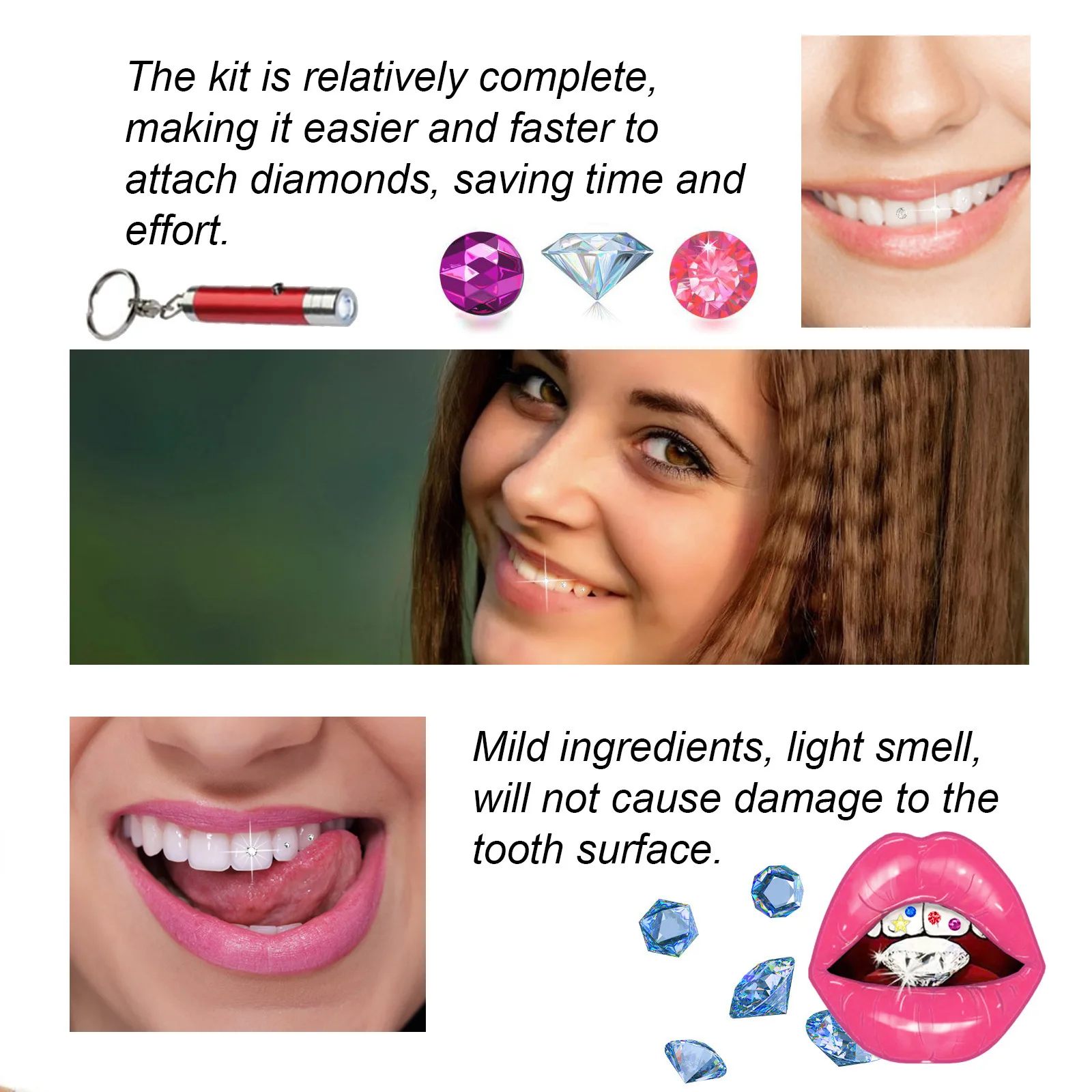 Kit de Joyería Dental DIY, Dec - Tooth Gem Kit reseña y precio