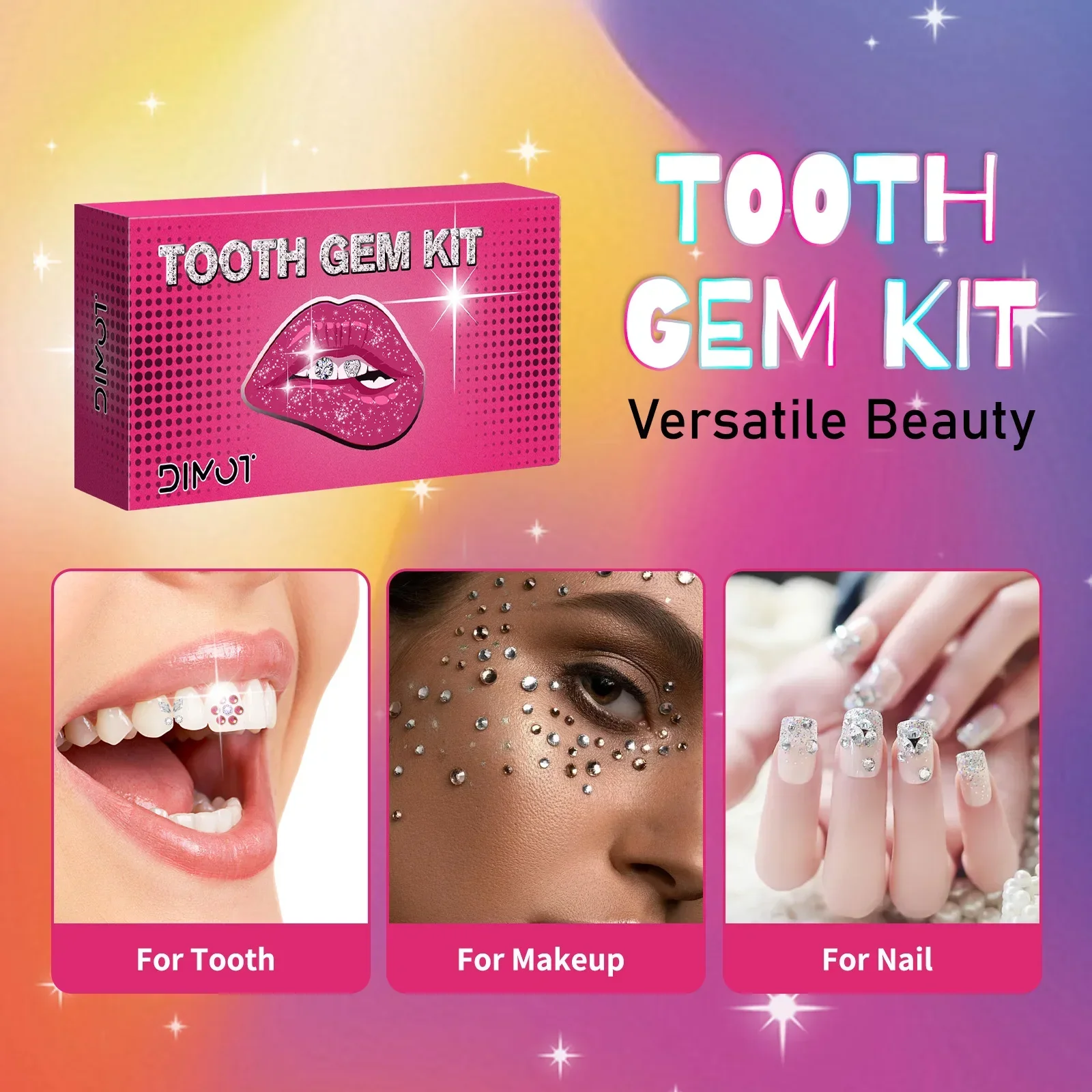Kit de gemas de dientes DIY co - Tooth Gem Kit reseña y precio