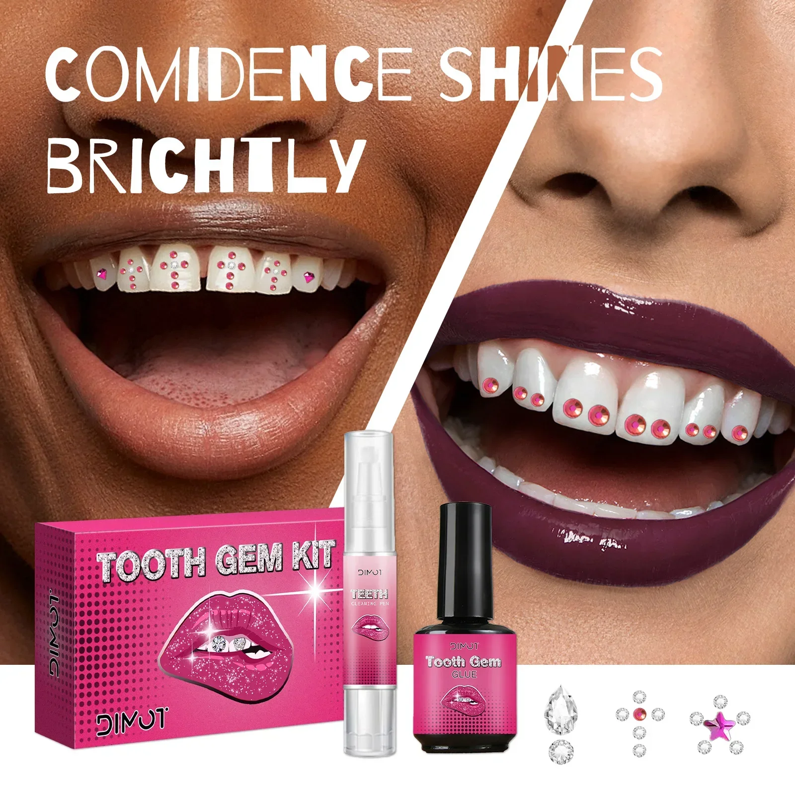 Kit de gemas de dientes DIY co - Tooth Gem Kit reseña y precio