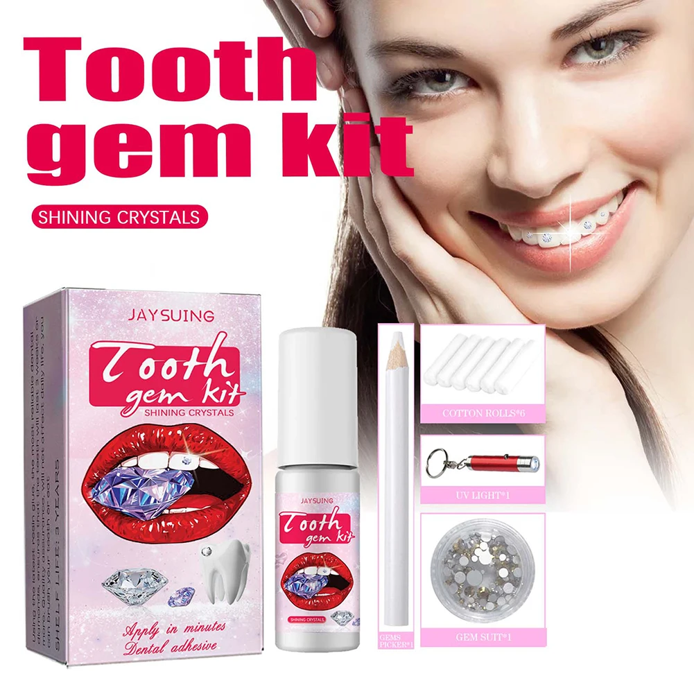 Kit de gemas dentales con cris - Tooth Gem Kit reseña y precio